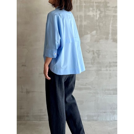 FLY FRONT PO SH S/S 詳細画像 サックス 2