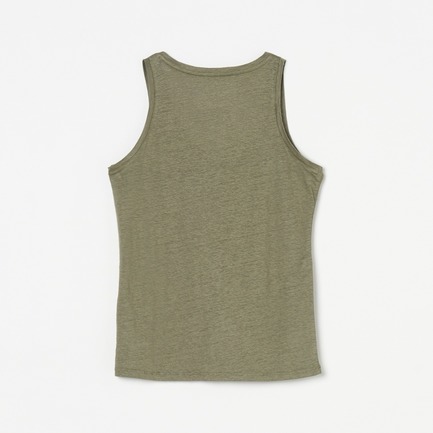 LINEN TANK TOP 詳細画像 カーキ 1