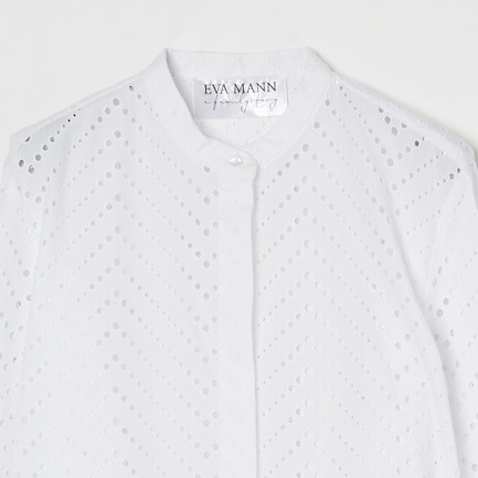 BERIT LACE SHIRT 詳細画像 ホワイト 2