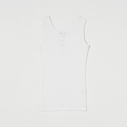 PANEL RIBBED TANK TOP HN 詳細画像 ホワイト 1