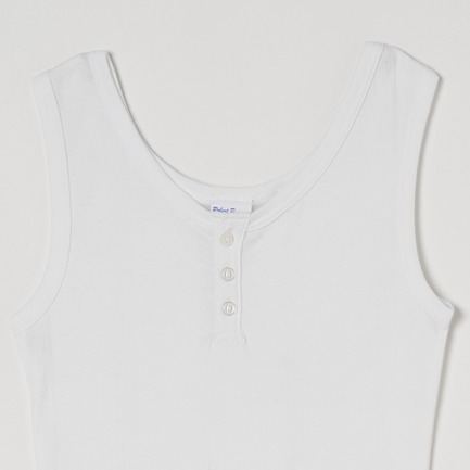 PANEL RIBBED TANK TOP HN 詳細画像 ホワイト 2