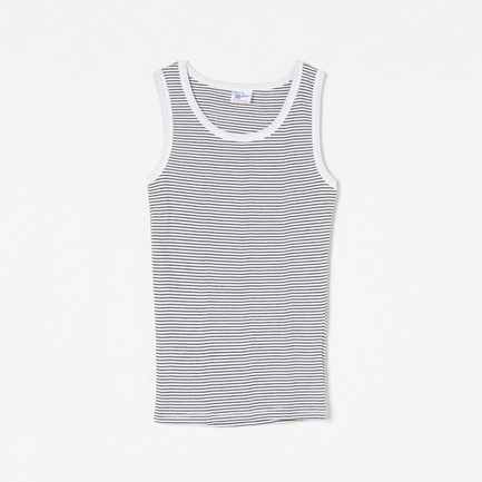 PANEL RIBBED TANK TOP 詳細画像 ホワイト 1