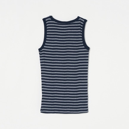 PANEL RIBBED TANK TOP 詳細画像 ネイビー 1