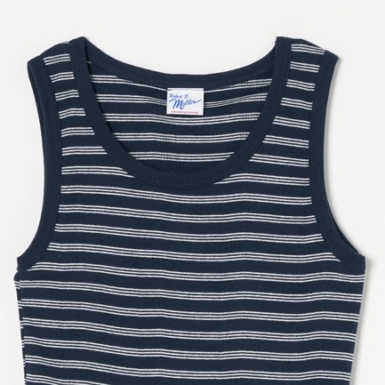 PANEL RIBBED TANK TOP 詳細画像 ホワイト 2