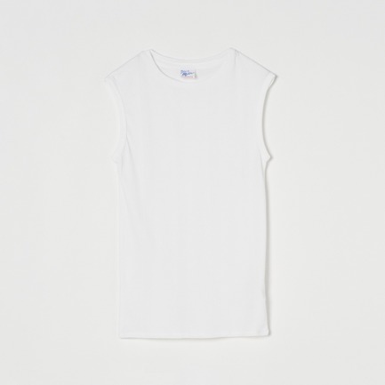 PANEL RIBBED C/N TANK TOP