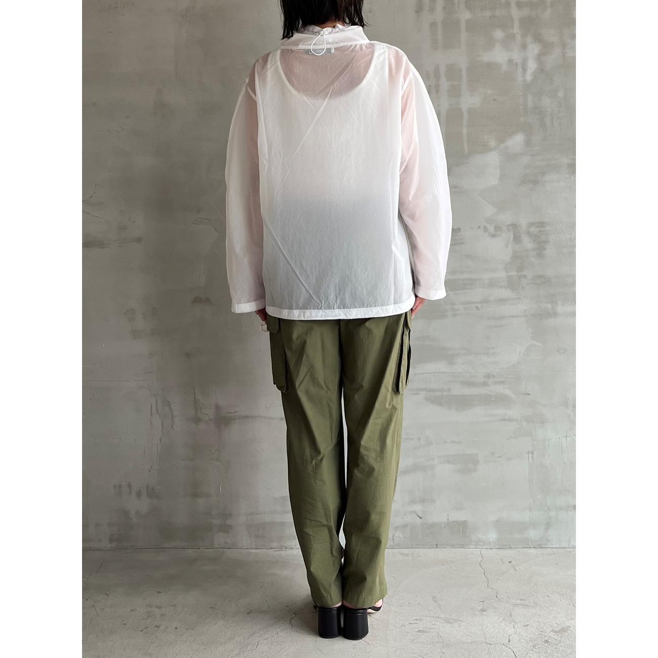 SHEER STRING ANORAK｜AMOMENTO｜HÉLIOPÔLE（エリオポール）公式