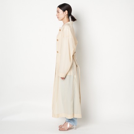 SHEER SINGLE TRENCH COAT 詳細画像 ベージュ 10