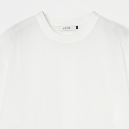 SHEER DRAWSTRING TOP 詳細画像 ホワイト 2