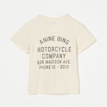LEVY TEE MOTORCYCLE CLUB-OFF WHI 詳細画像 アイボリー 1