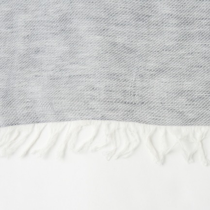 YARN DYED STOLE 詳細画像 ライトグレー 1