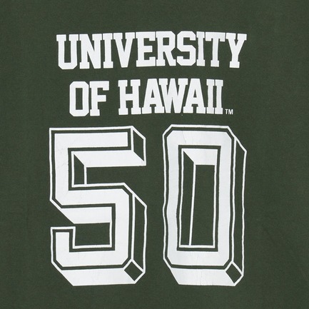 HAWAII UNIV.FOOTBALL T-SHIRT 詳細画像 グリーン 4