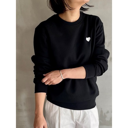 HEART SWEATSHIRT 詳細画像 ブラック 10