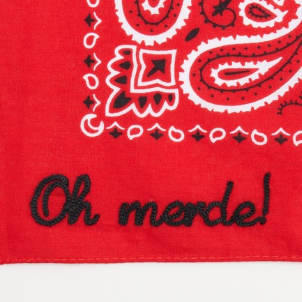 OH MERDE BANDANA 詳細画像 レッド 3