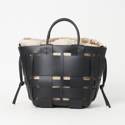 WOVEN MIDI SHOPPER 詳細画像 ブラック 2