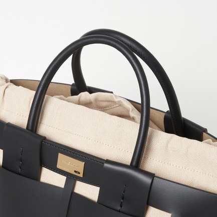 WOVEN MIDI SHOPPER 詳細画像 ブラック 5