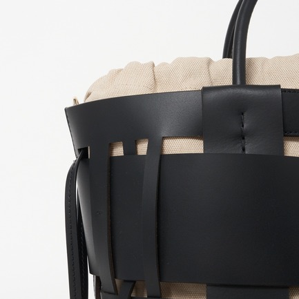 WOVEN MIDI SHOPPER 詳細画像 ブラック 7
