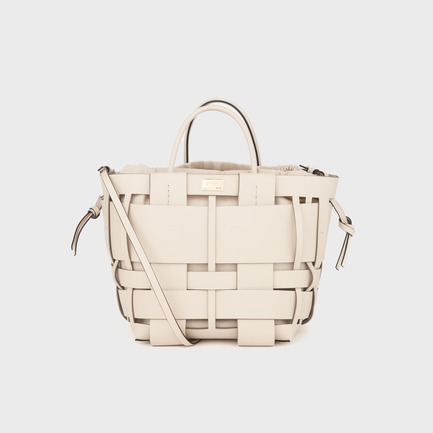 WOVEN MIDI SHOPPER