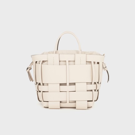 WOVEN MIDI SHOPPER 詳細画像 ベージュ 3