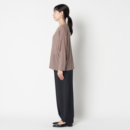 SHEER LONG SLEEVE TEE 詳細画像 ダークブラウン 6