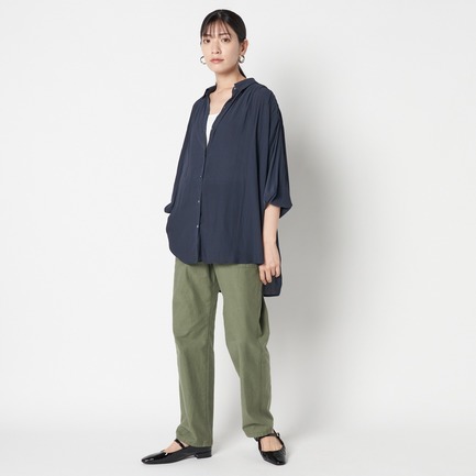 CRAPE DECHINE SHIRT 詳細画像 イエロー 4