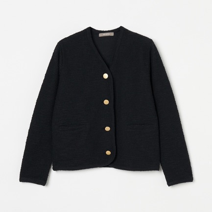 TWEED JERSEY JACKET