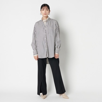 WOOL FLARE PANTS 詳細画像 ブラック 7