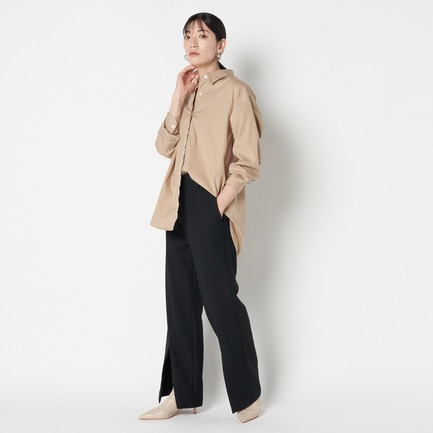 WOOL FLARE PANTS 詳細画像 ブラック 8