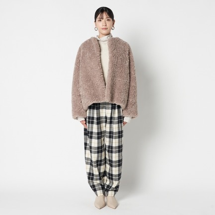 ECO FUR  JACKET 詳細画像 ダークブラウン 1