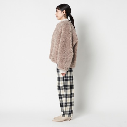ECO FUR  JACKET 詳細画像 ダークブラウン 2