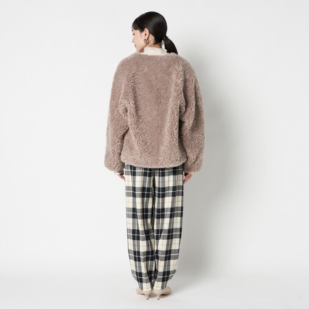 ECO FUR  JACKET 詳細画像 ダークブラウン 3