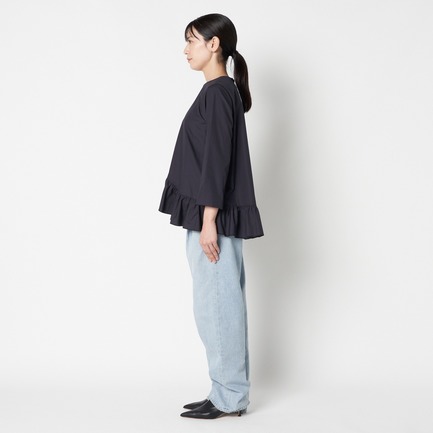 PEPLUM BLOUSE 詳細画像 ネイビー 2