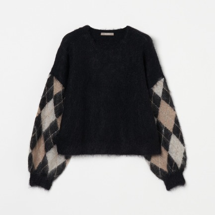 ARGYLE CREW NECK KT