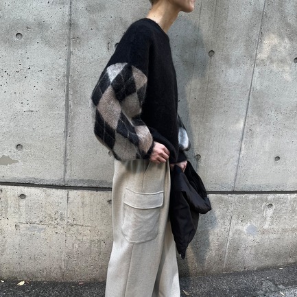 ARGYLE CREW NECK KT 詳細画像 アイボリー 2