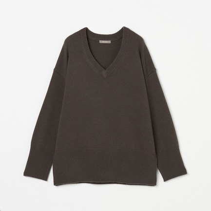 WOOL V NECK PO 詳細画像 チャコールグレー 1