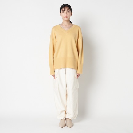 WOOL V NECK PO 詳細画像 イエロー 5