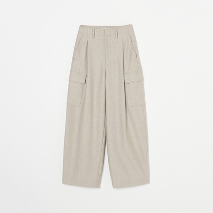 MILITARY WOOL WIDE  PANTS