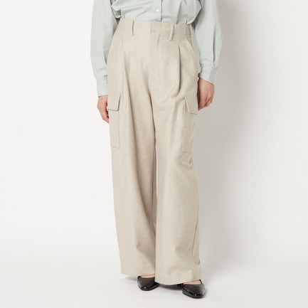 MILITARY WOOL WIDE  PANTS 詳細画像 ベージュ 6