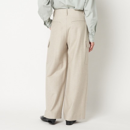 MILITARY WOOL WIDE  PANTS 詳細画像 ベージュ 8