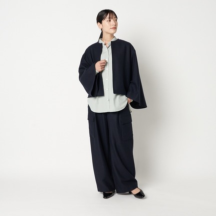 MILITARY WOOL WIDE  PANTS 詳細画像 ネイビー 4