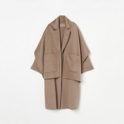 DOUBLE FACE  COAT WITH STOLE