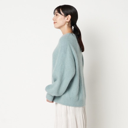 RACCOON BOTTLE NECK KNIT 詳細画像 アイボリー 2