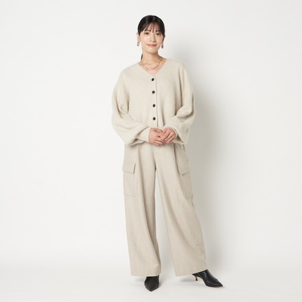 RACCOON VOLUME SLEEVE CARDIGAN 詳細画像 ミディアムグレー 5