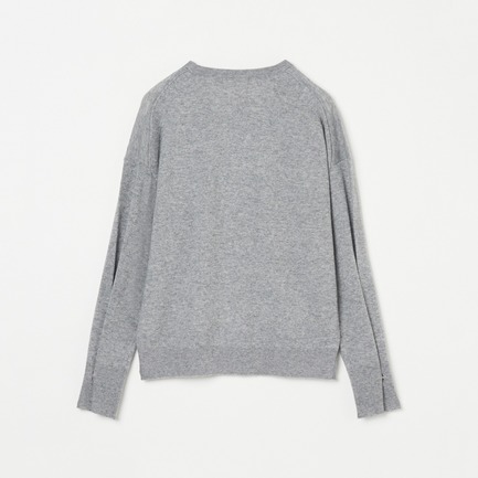 BUTTON SLEEVE KNIT 詳細画像 ミディアムグレー 1