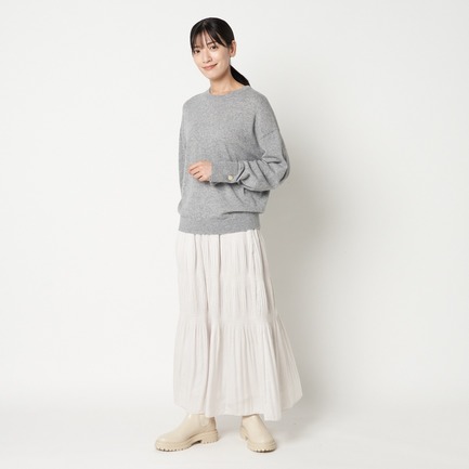 BUTTON SLEEVE KNIT 詳細画像 ミディアムグレー 10