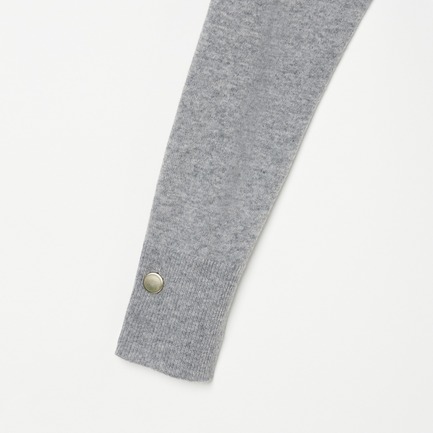 BUTTON SLEEVE KNIT 詳細画像 ミディアムグレー 3