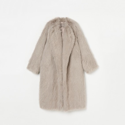 ECO FUR LONG COAT