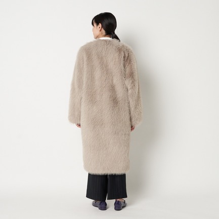 ECO FUR LONG COAT 詳細画像 ベージュ 5