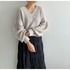 WAFFLE V NECK KNIT 詳細画像