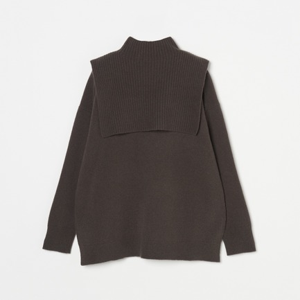 LAYERED TURTLE NECK KNIT 詳細画像 アイボリー 5