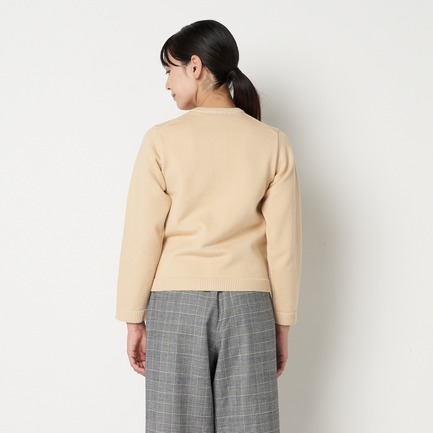 COTTON CREW CARDIGAN 詳細画像 ベージュ 3